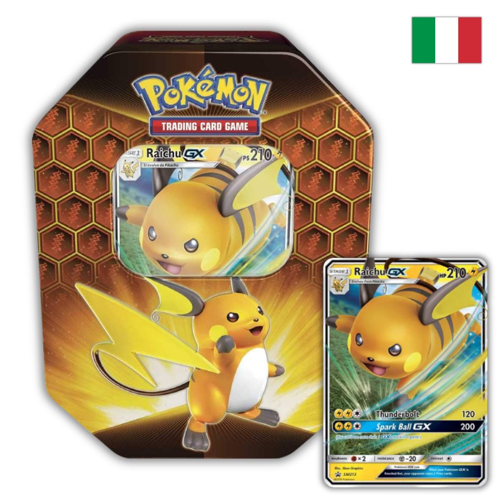 Pokémon Card Game | Tin da Collezione Destino Sfuggente: Raichu-GX (IT)